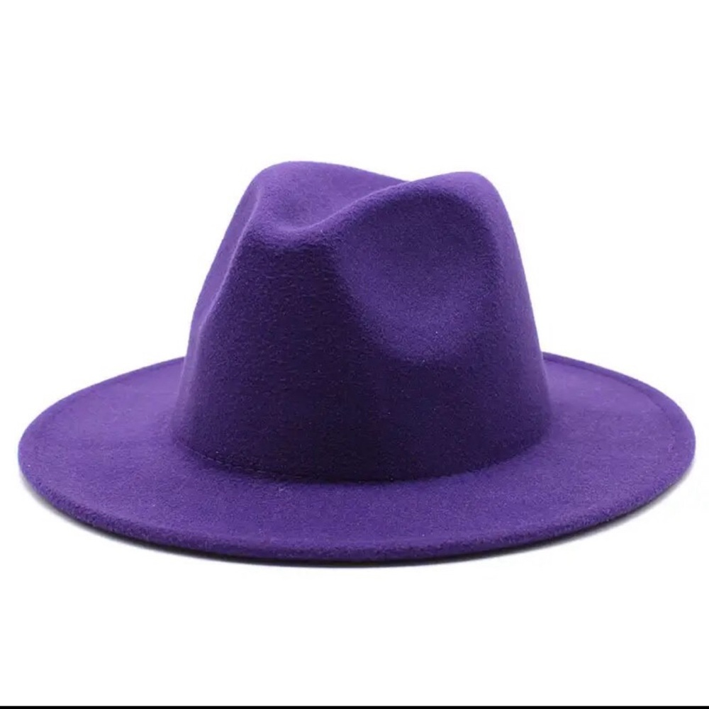 NWOT Purple Fedora